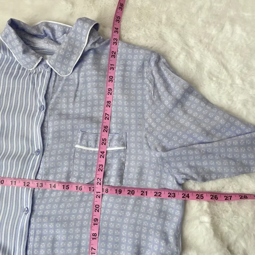 DKNY Light Blue Sleep Shirt Size XL